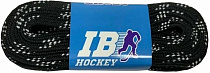 Шнурки для коньков с пропиткой IB Hockey 244 (HLIB244BK)