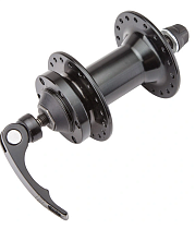 Втулка передн.JA159 36H эксц.под диск 6 болт.алюм. черн.(130296) 18