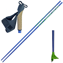 Палки лыжные беговые Spine Carrera Carbon