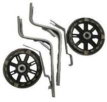 Колеса приставные,усил. стойки-сталь на 12"-20",пром подш. ABEC7,  колеса с подсветкой (HRS 03)