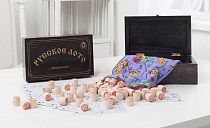 Русское лото в деревянной венге шкатулке (274-18)