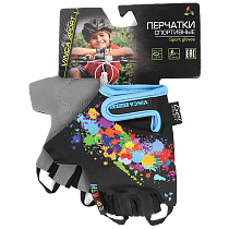 Велоперчатки Vinca Sport JR splash (VG 981)