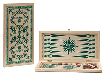 Нарды средние "Чертики зеленый" (026-10)