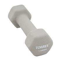Гантель Torres неопрен 1,5кг (PL550115)