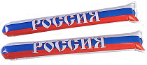 Надувные палки-стучалки "Россия", 2 шт (FAN-05)