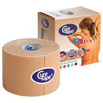 Тейп кинезиологический CureTape Neutral 5см x 5м 160103) 